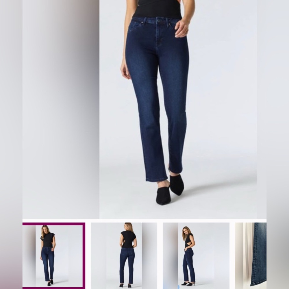 NEW Mavi Kendra Jeans Straight Leg Denim Blue Women’s Size 25x32 Coastal Cowgirl